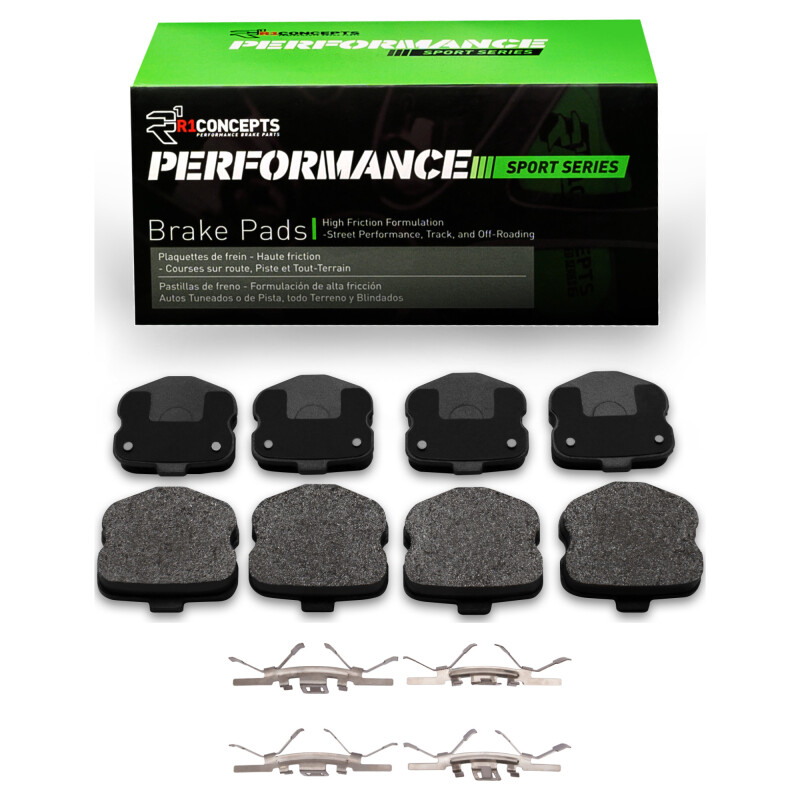 Picture of R1 06-13 Chevrolet Corvette Rear Performance Sport Pads & Hardware Kit