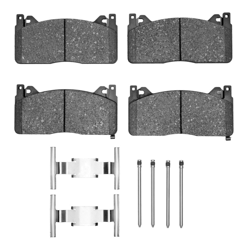 Picture of R1 16-20 Ford Mustang Front Performance Sport Pads & Hardware Kit