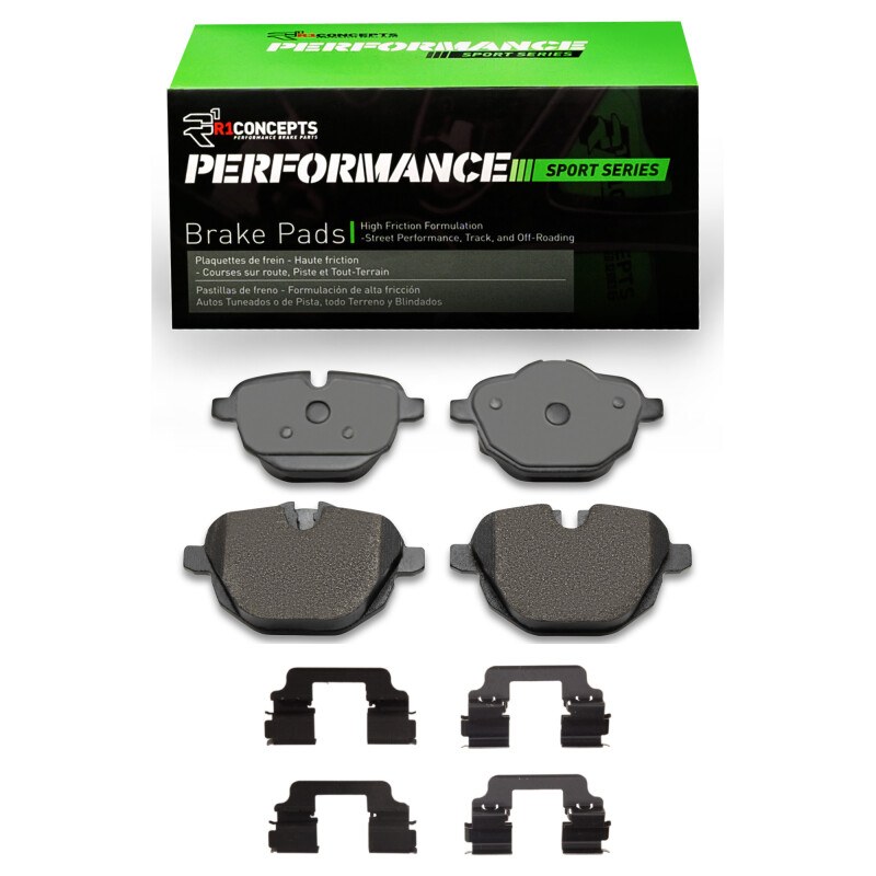 Picture of R1 11-25 BMW X3 Rear Performance Sport Pads & Hardware Kit