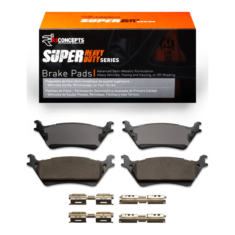 Picture of R1 12-20 Ford F-150 4WD Rear Super Duty Pads & Hardware Kit