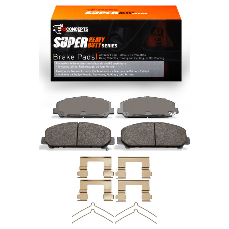 Picture of R1 05-24 Infiniti QX56 Front Super Duty Pads & Hardware Kit