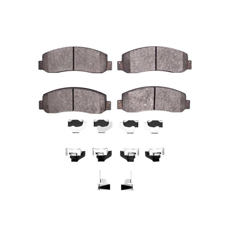 Picture of R1 05-12 Ford F-450 Super Duty Front Ceramic Pads & Hardware Kit