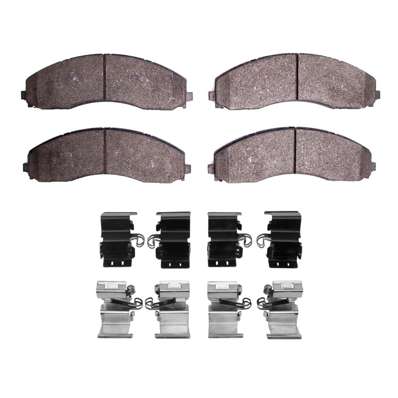 Picture of R1 17-24 Ford F-450 Super Duty Front/Rear Semi Met Pads & Hardware Kit