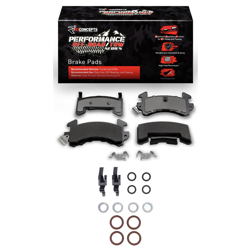 Picture of R1 78-03 Buick Century Front Performance Off-Road/Tow Brake Pads & Hardware Kit
