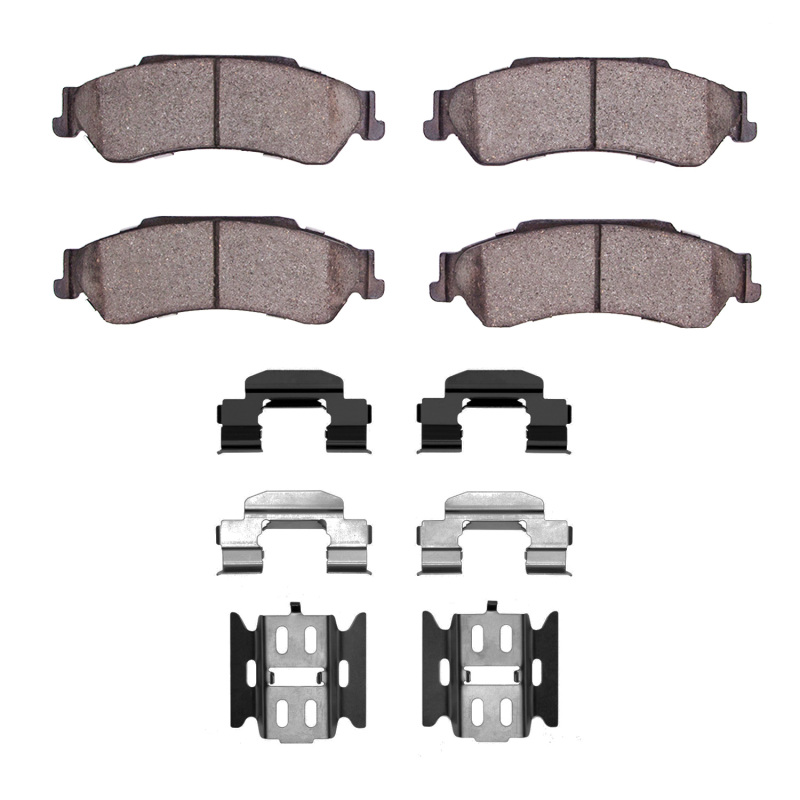 Picture of R1 97-05 Chevrolet S10 Rear Performance Off-Road/Tow Brake Pads & Hardware Kit