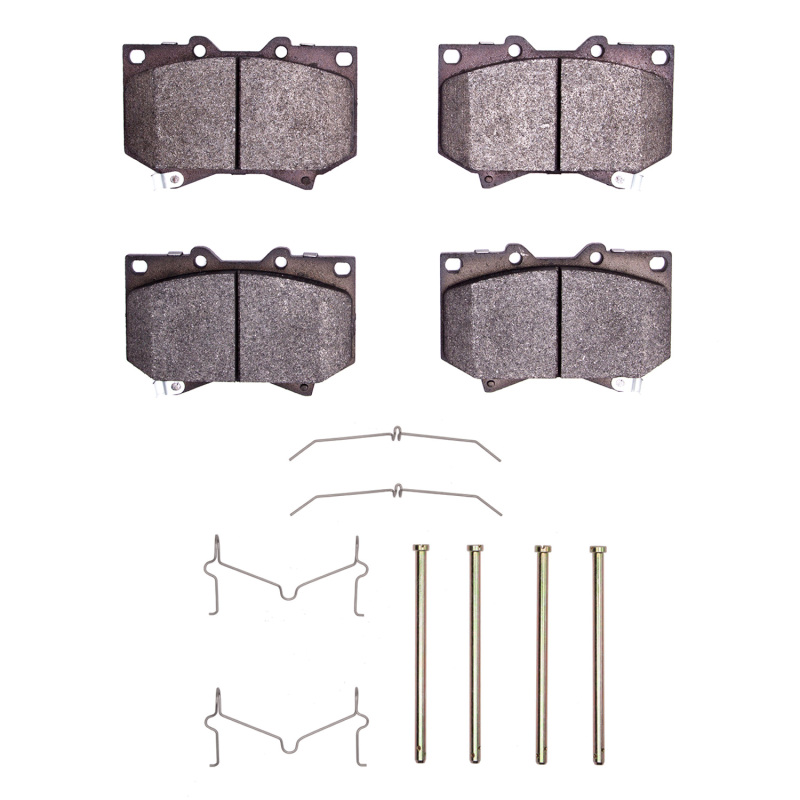 Picture of R1 00-02 Toyota SEQUOIA Front Performance Off-Road/Tow Brake Pads & Hardware Kit