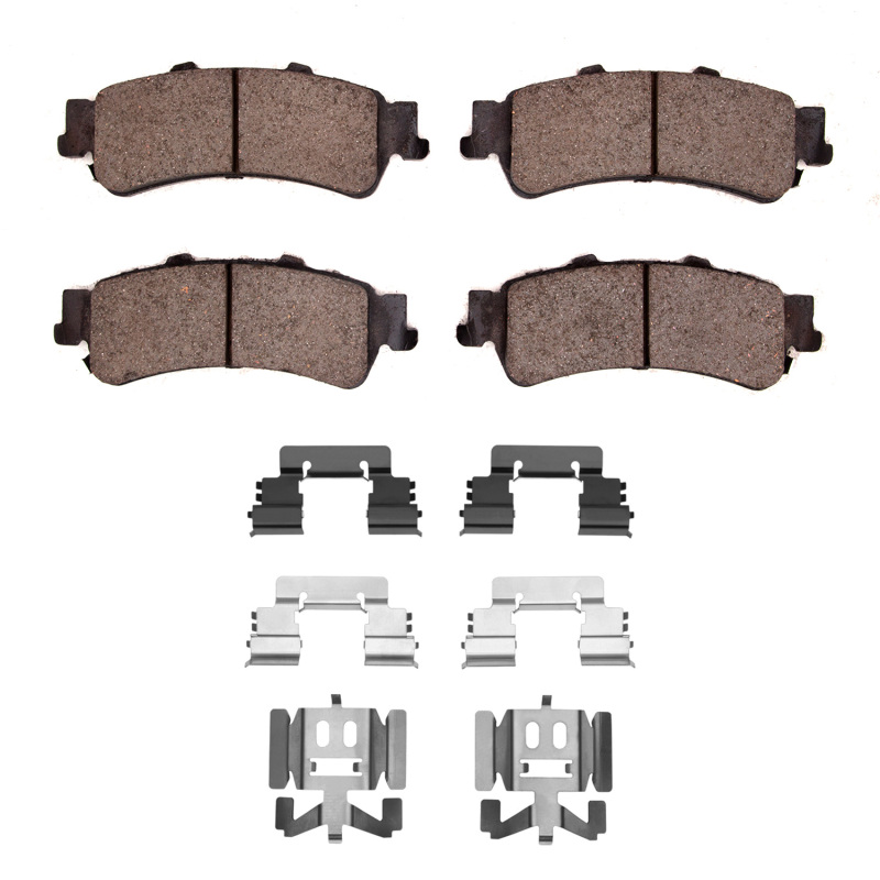 Picture of R1 99-11 Cadillac DTS Rear Performance Off-Road/Tow Brake Pads & Hardware Kit