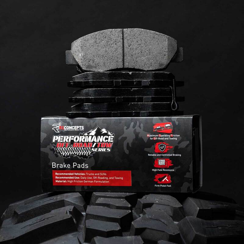 Picture of R1 99-11 Cadillac DTS Rear Performance Off-Road/Tow Brake Pads & Hardware Kit