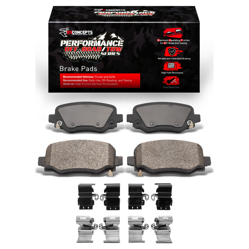 Picture of R1 14-23 Chrysler 200 Rear Performance Off-Road/Tow Brake Pads & Hardware Kit