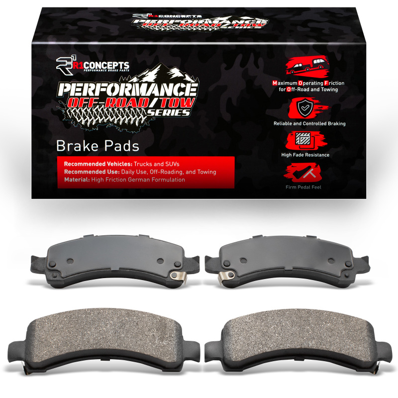 Picture of R1 02-14 Cadillac Escalade EXT Rear Performance Off-Road/Tow Brake Brake Pads