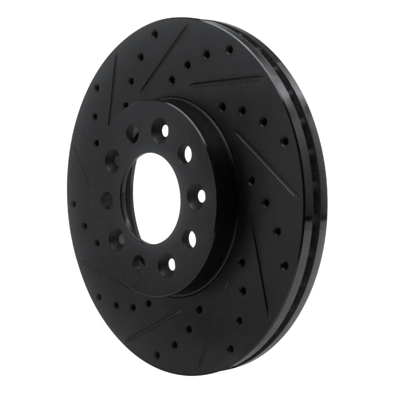 Picture of R1 99-03 Ford Windstar Front Left Drilled & Slotted Black Brake Rotor