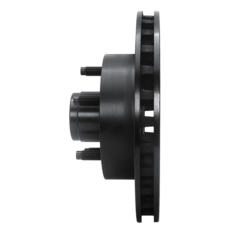 Picture of R1 95-97 Ford Ranger (USA/Canada) Front Left Drilled & Slotted Black Brake Rotor