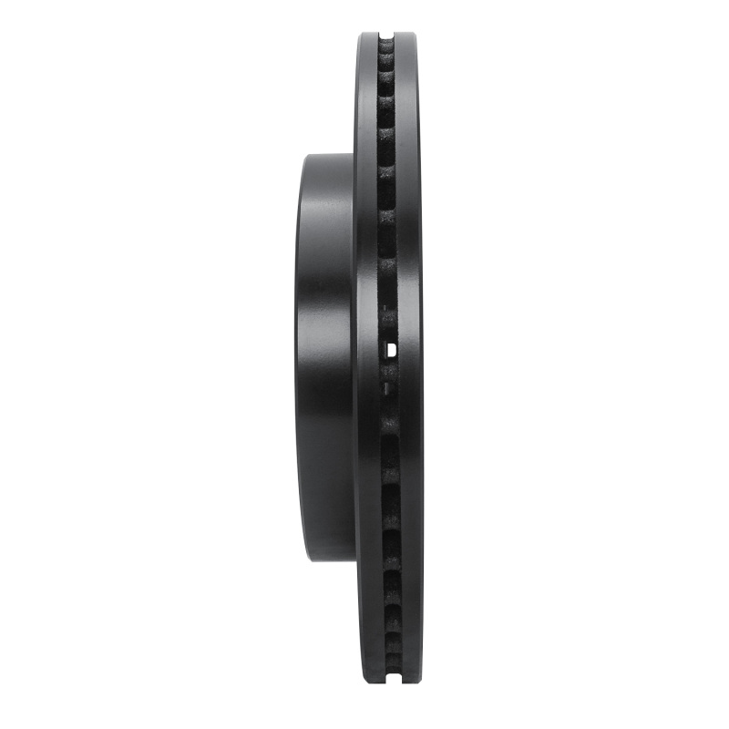 Picture of R1 97-04 Ford F-150 4WD Front Right Drilled & Slotted Black Brake Rotor