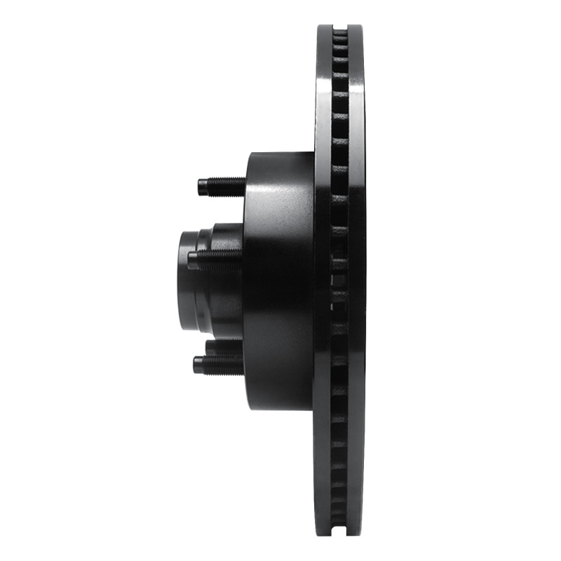Picture of R1 01-05 Ford Explorer Sport Front Right Drilled & Slotted Black Brake Rotor