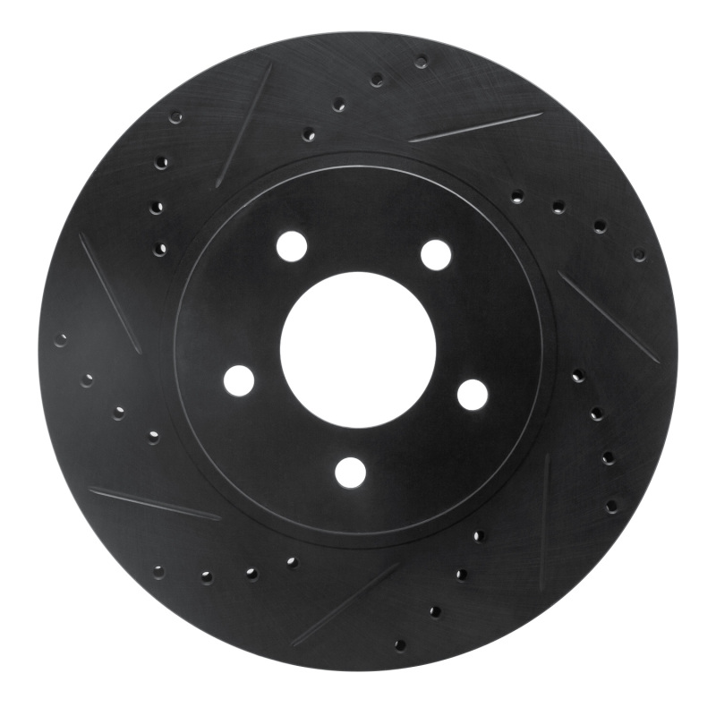Picture of R1 05-12 Ford Escape Front Left Drilled & Slotted Black Brake Rotor