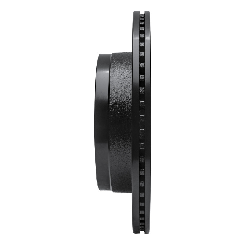 Picture of R1 12-14 Ford F-150 RWD Rear Right Drilled & Slotted Black Brake Rotor