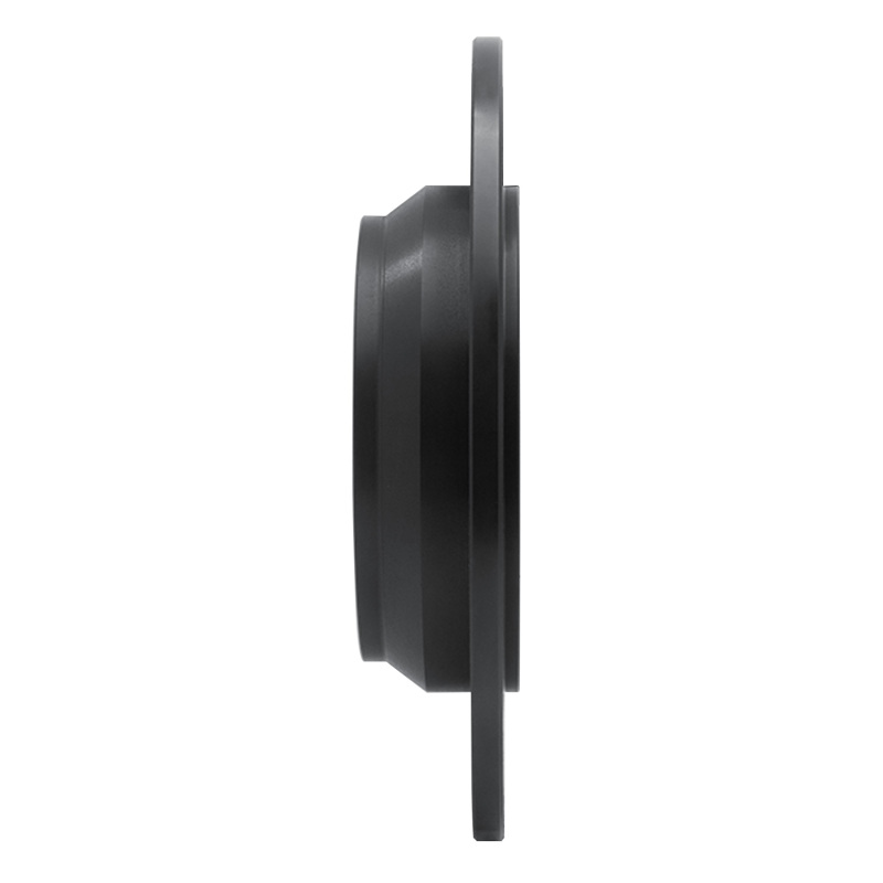 Picture of R1 03-06 Mercedes-Benz CL500 Rear Left Drilled & Slotted Black Brake Rotor