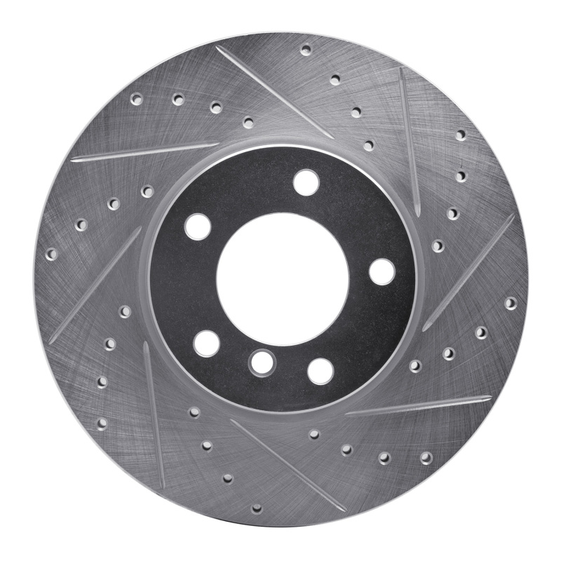 Picture of R1 07-21 BMW 228I Front Right Drilled & Slotted Silver Brake Rotor