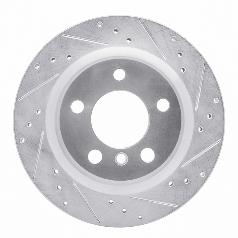 Picture of R1 06-21 BMW 230I Rear Right Drilled & Slotted Silver Brake Rotor