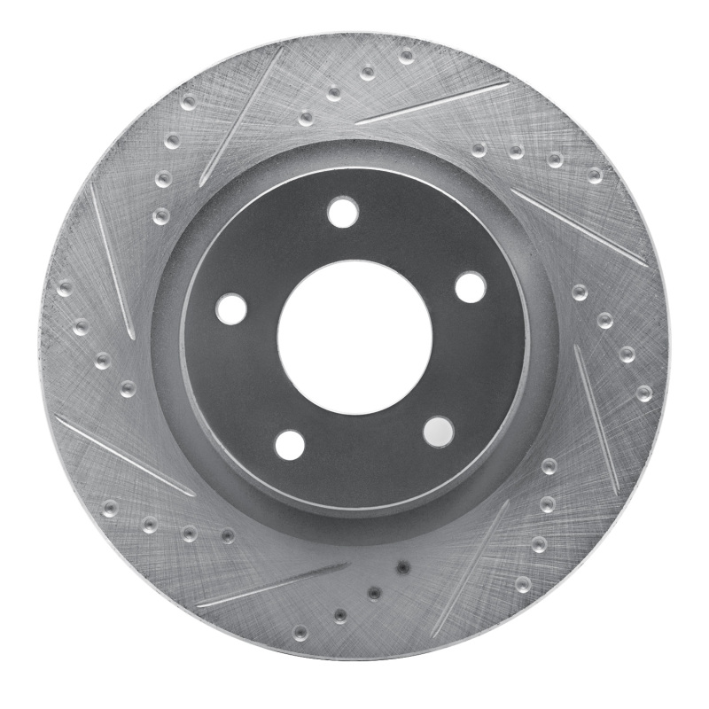 Picture of R1 07-25 Chrysler SEBRING Front Left Drilled & Slotted Silver Brake Rotor