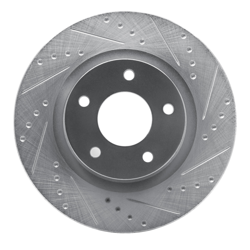Picture of R1 07-25 Chrysler SEBRING Front Right Drilled & Slotted Silver Brake Rotor