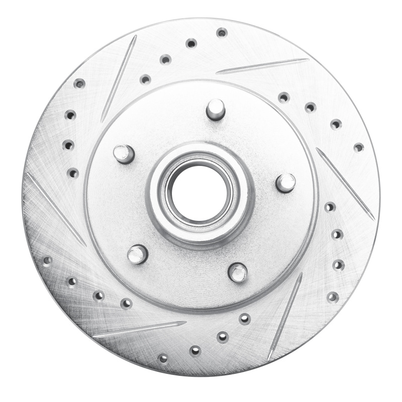 Picture of R1 91-03 Chevrolet S10 Blazer Front Left Drilled & Slotted Silver Brake Rotor