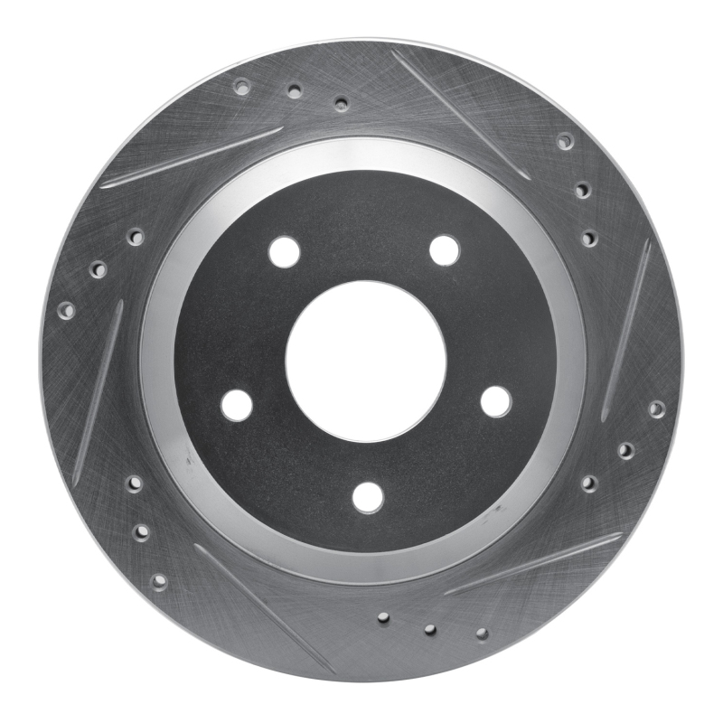 Picture of R1 85-92 Chevrolet Camaro Rear Right Drilled & Slotted Silver Brake Rotor