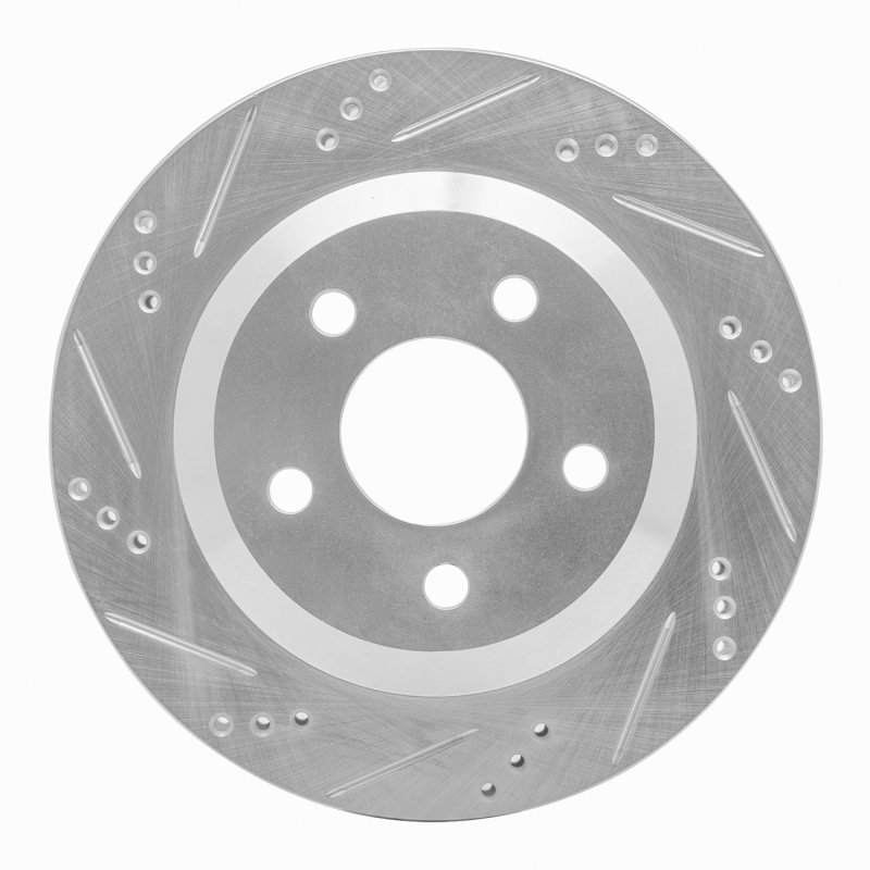 Picture of R1 98-02 Chevrolet Camaro Rear Left Drilled & Slotted Silver Brake Rotor