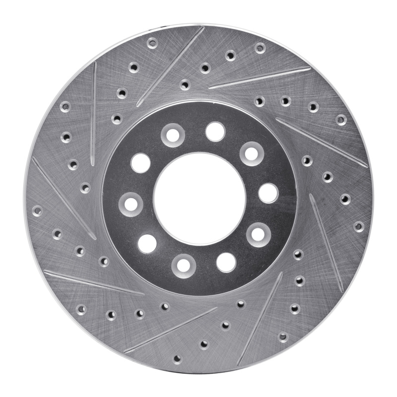 Picture of R1 99-03 Ford Windstar Front Left Drilled & Slotted Silver Brake Rotor