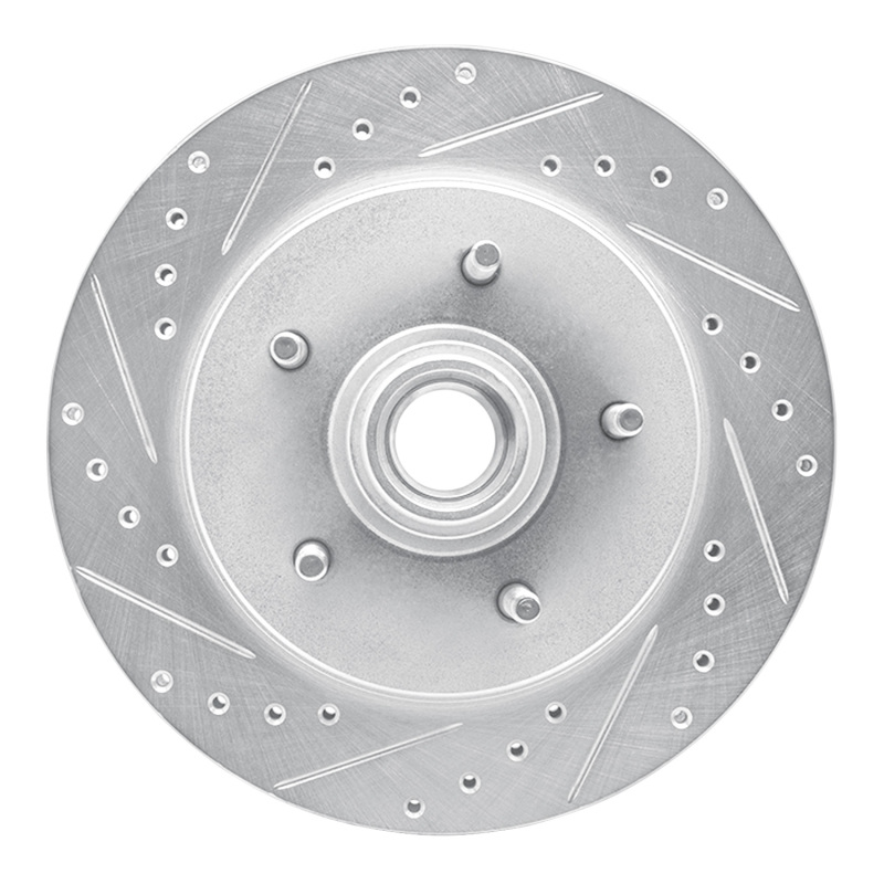 Picture of R1 97-00 Ford Expedition Front Left Drilled & Slotted Silver Brake Rotor