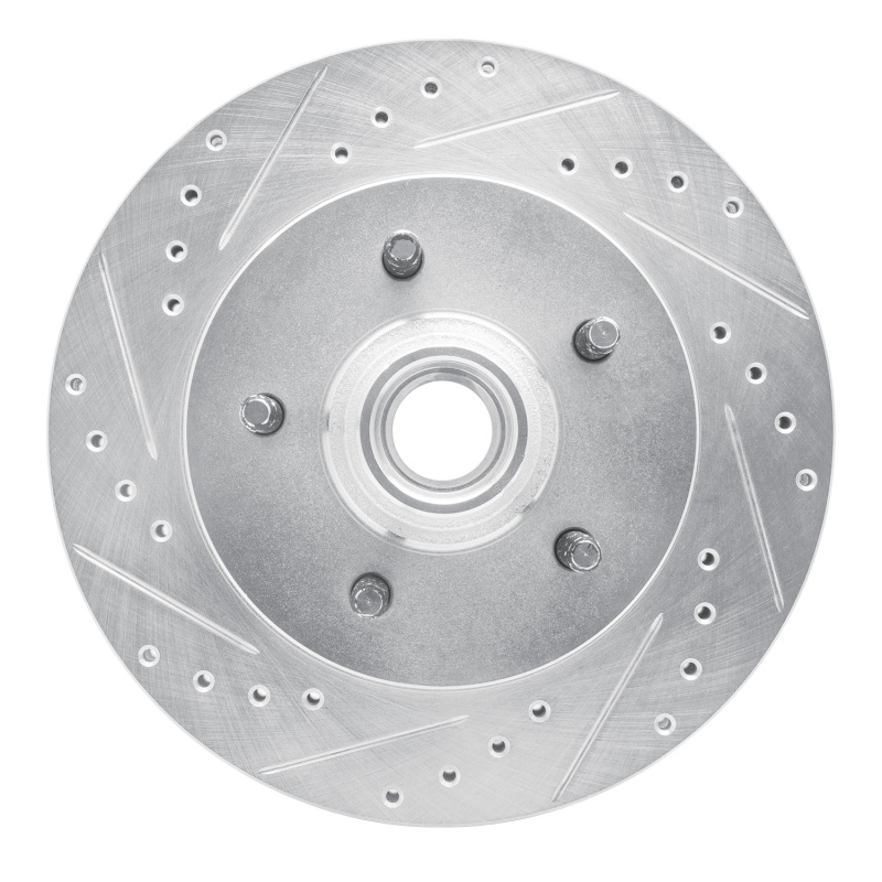 Picture of R1 99-04 Ford Expedition Front Left Drilled & Slotted Silver Brake Rotor
