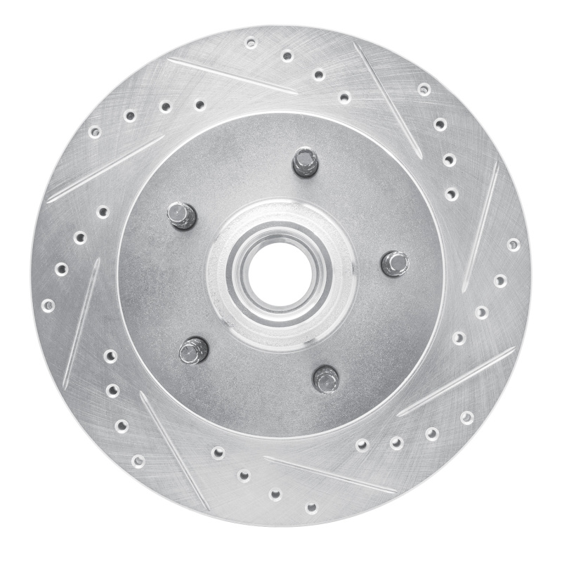 Picture of R1 99-04 Ford Expedition Front Right Drilled & Slotted Silver Brake Rotor