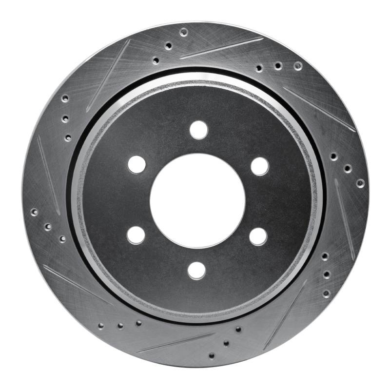 Picture of R1 02-06 Ford Expedition Rear Left Drilled & Slotted Silver Brake Rotor