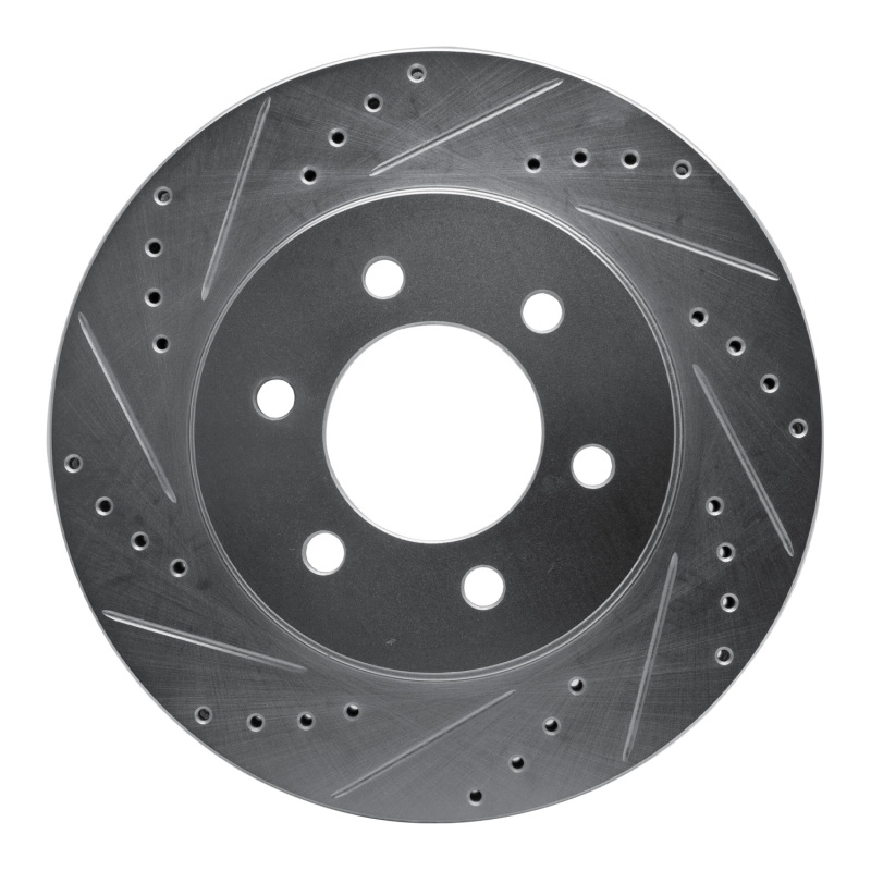 Picture of R1 02-06 Ford Expedition Front Left Drilled & Slotted Silver Brake Rotor