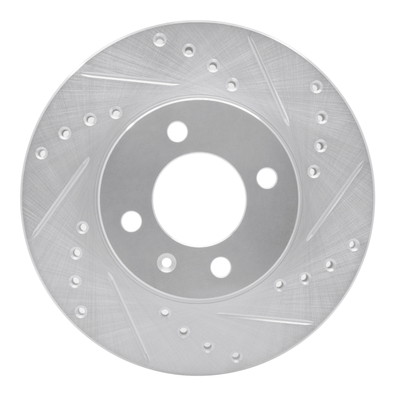Picture of R1 86-08 Volkswagen Jetta Sedan Front Right Drilled & Slotted Silver Brake Rotor