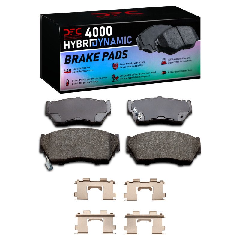 Picture of R1 91-17 Nissan TSURU (Mexico) Front Ceramic Pads & Hardware Kit