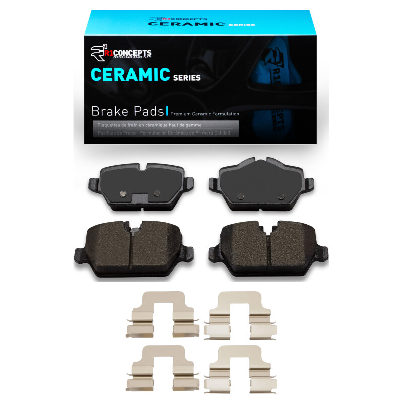 Picture of R1 05-16 BMW 120i (Mexico) Rear Ceramic Pads & Hardware Kit