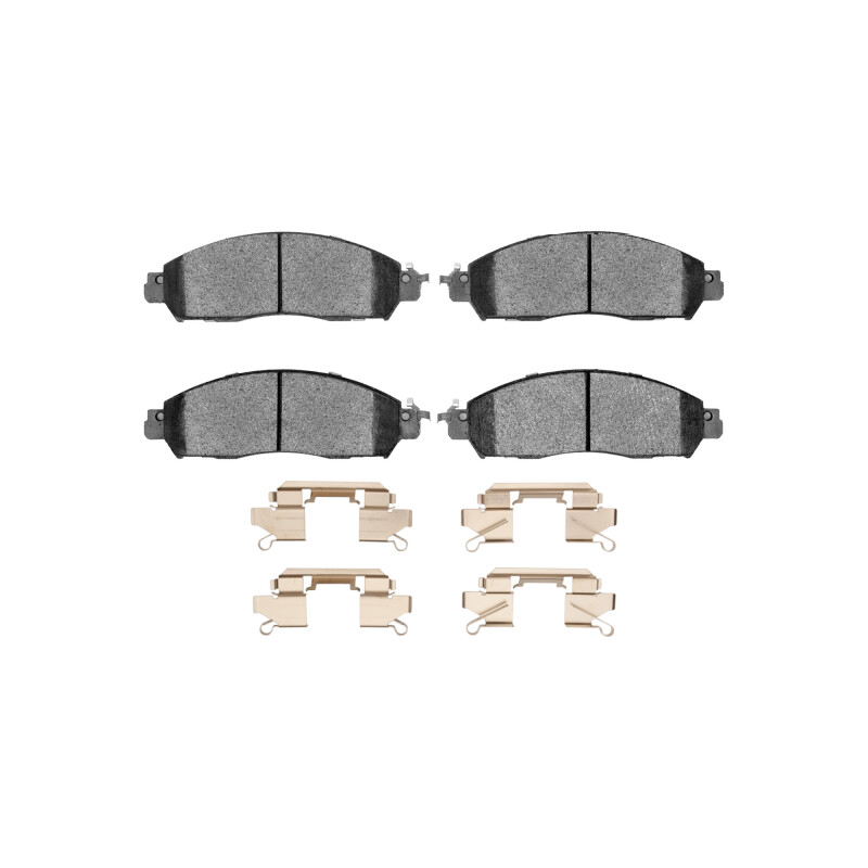 Picture of R1 16-22 Nissan NP300 Frontier (Mexico) Front Ceramic Pads & Hardware Kit