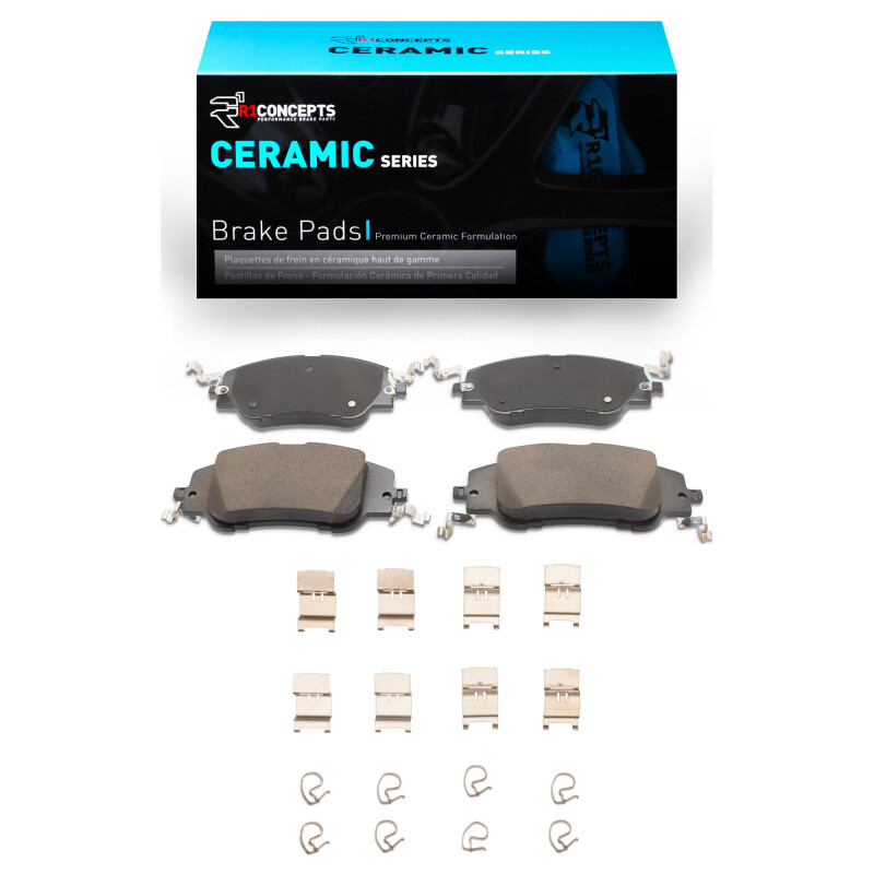 Picture of R1 22-23 Peugeot 2008 (Mexico) Front Ceramic Pads & Hardware Kit