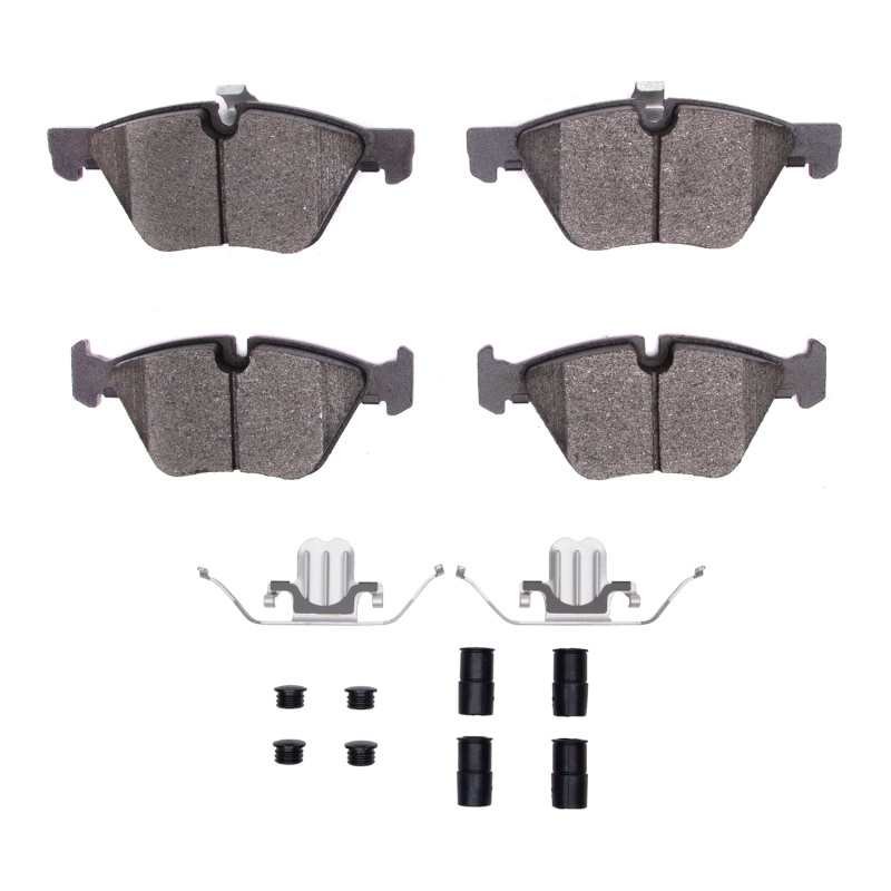 Picture of R1 04-10 BMW 525i (Mexico) Front Semi Met Pads & Hardware Kit