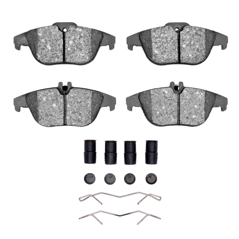 Picture of R1 08-17 Mercedes-Benz C180 (Mexico) Rear Semi Met Pads & Hardware Kit