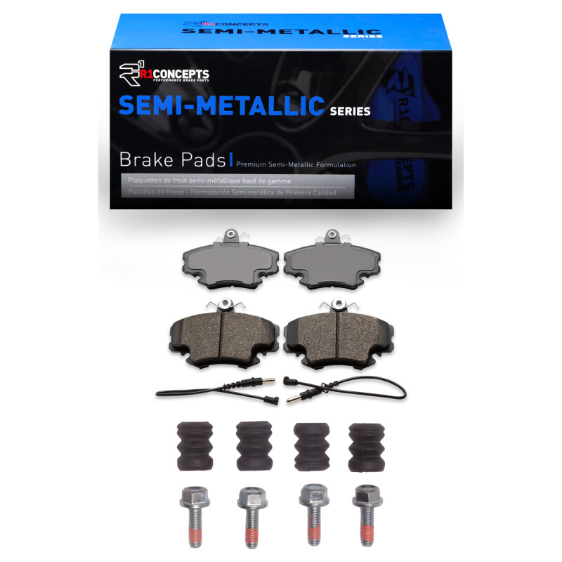 Picture of R1 02-10 Nissan Platina(Mexico) Front Semi Met Pads & Hardware Kit