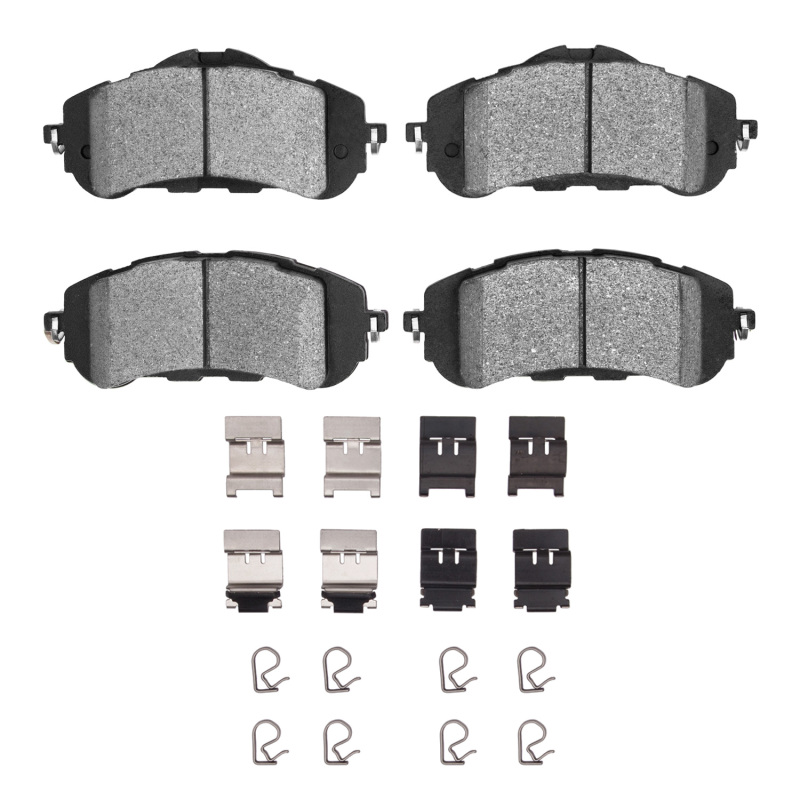 Picture of R1 16-17 Peugeot 308 (Mexico) Front Semi Met Pads & Hardware Kit
