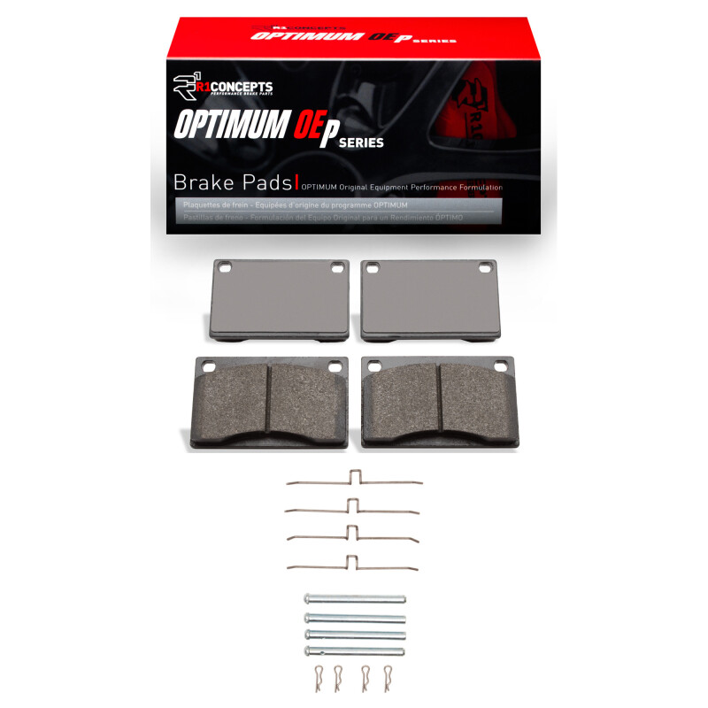 Picture of R1 67-87 Volvo 142 Front Optimum OE Pads & Hardware Kit