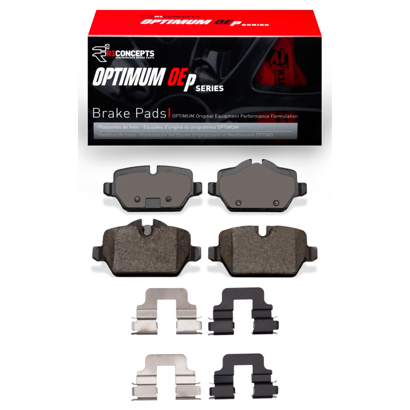 Picture of R1 05-16 BMW 120i (Mexico) Rear Optimum OE Pads & Hardware Kit