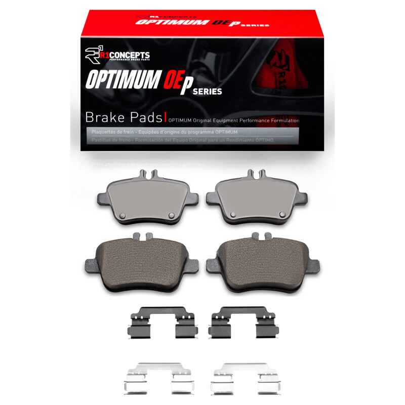 Picture of R1 14-19 Mercedes-Benz GLA250 (Mexico) Rear Optimum OE Pads & Hardware Kit