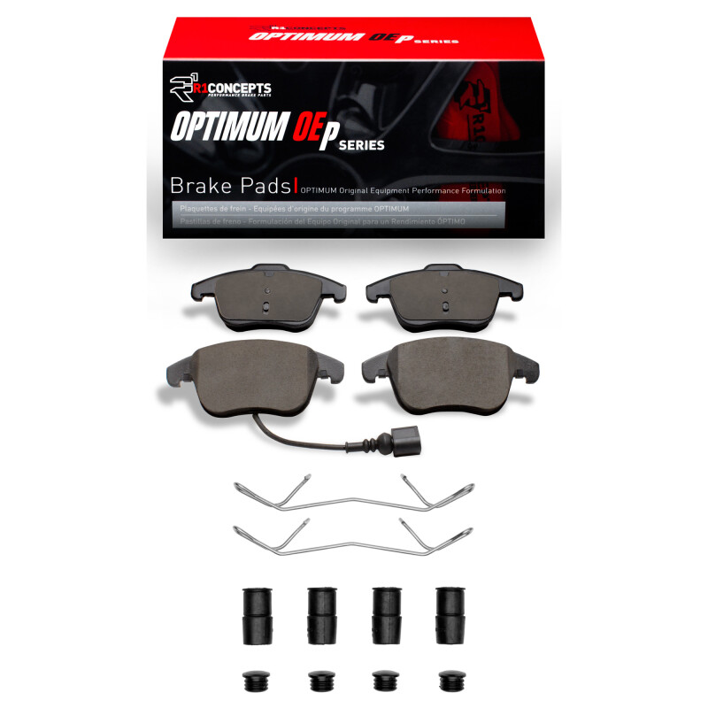 Picture of R1 12-24 Audi Q3 (Mexico) Front Optimum OE Pads & Hardware Kit