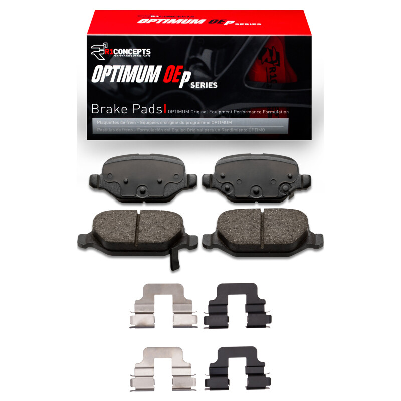 Picture of R1 09-19 Fiat 500 (Mexico) Rear Optimum OE Pads & Hardware Kit