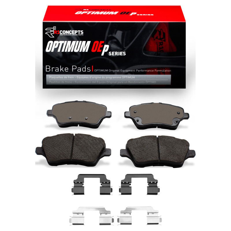 Picture of R1 14-23 Ford Transit COURIER (Mexico) Front Optimum OE Pads & Hardware Kit