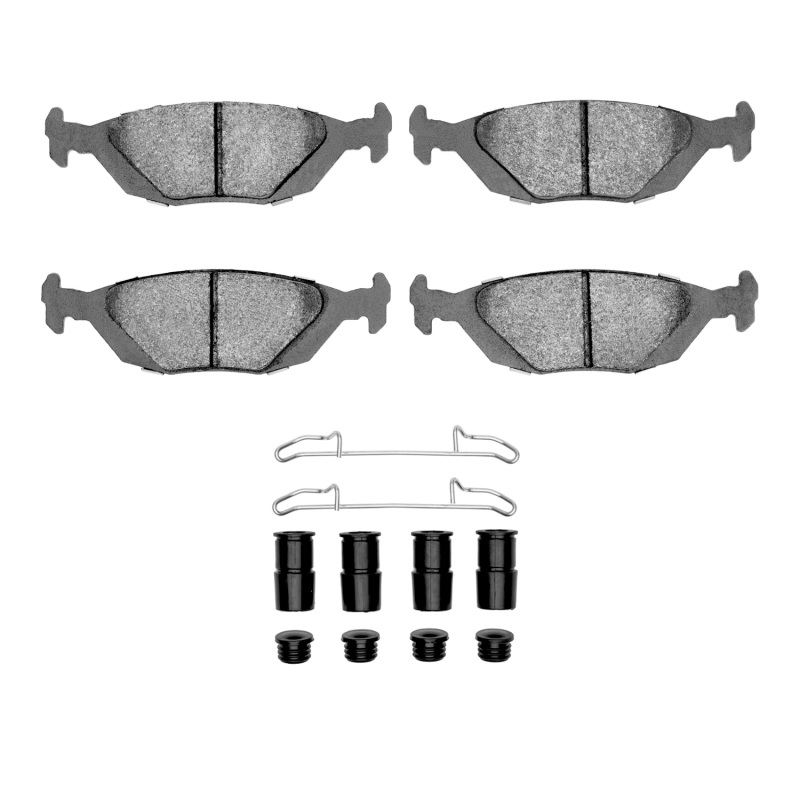 Picture of R1 86-98 Saab 900 Rear Euro Ceramic Brake Pads and Hardware Kit